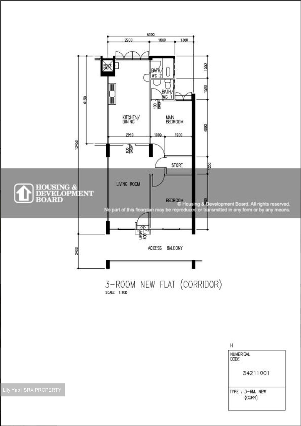 Blk 703 West Coast Road (Clementi), HDB 3 Rooms #488543291